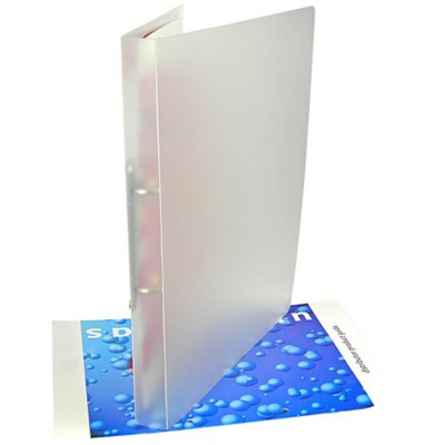 POLYPROPYLENE RING BINDER in Frosted White