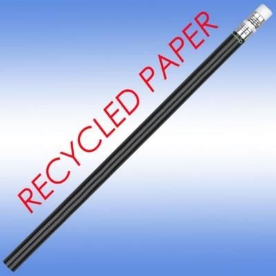 RECYCLED PAPER PENCIL in Black