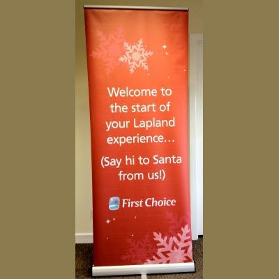 EXTRA LARGE PVC PULL UP ROLLER BANNER