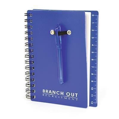 CANOPUS B7 SPIRAL WIRO BOUND NOTE BOOK in Blue with Matching Pen