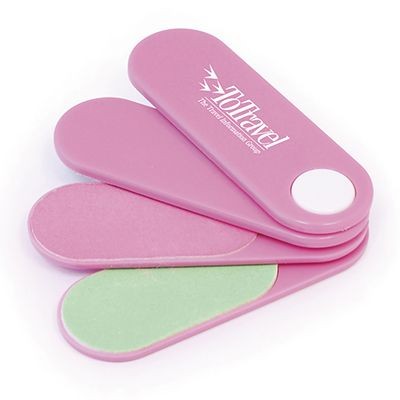 2-IN-1 NAIL FILE AND EMERY BOARD SET in Pink