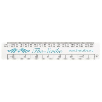 1500MM ARCHITECT SCALE RULER in White