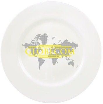 SUSSEX BONE CHINA PLATE in White