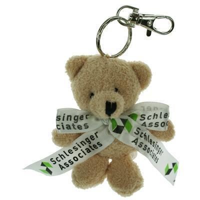 10CM TOBY KEYRING BEAR with Bow