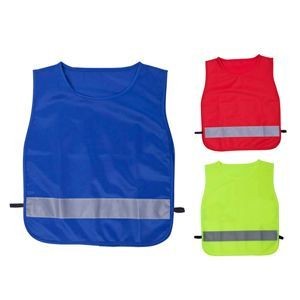 ELI CHILDRENS HIGH VISIBILITY SAFETY VEST with Reflective Strip