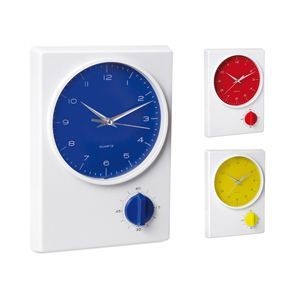 TEKEL WALL CLOCK with Egg Timer