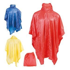 MONTELLO RE USEABLE PONCHO with Carrying Pouch