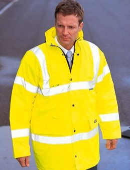 DICKIES HIGH VISIBILITY MOTORWAY SAFETY JACKET