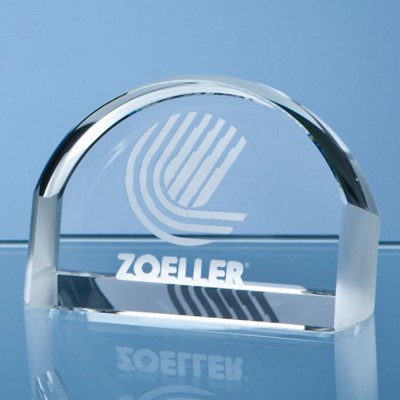 8CM OPTICAL CRYSTAL MAGNIFIER PAPERWEIGHT